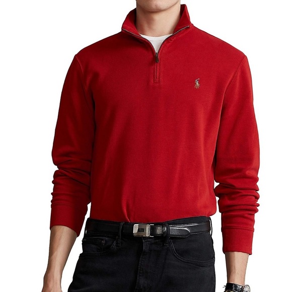 Polo by Ralph Lauren Estate-Rib Mock Collar Sweatshirt - Picture 3 of 4